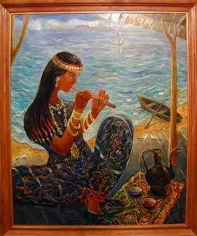 М.Павлов-Опульс. Девушка с острова Кызыл-Су. 2002. Х., м