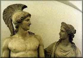 Тезей и Афина